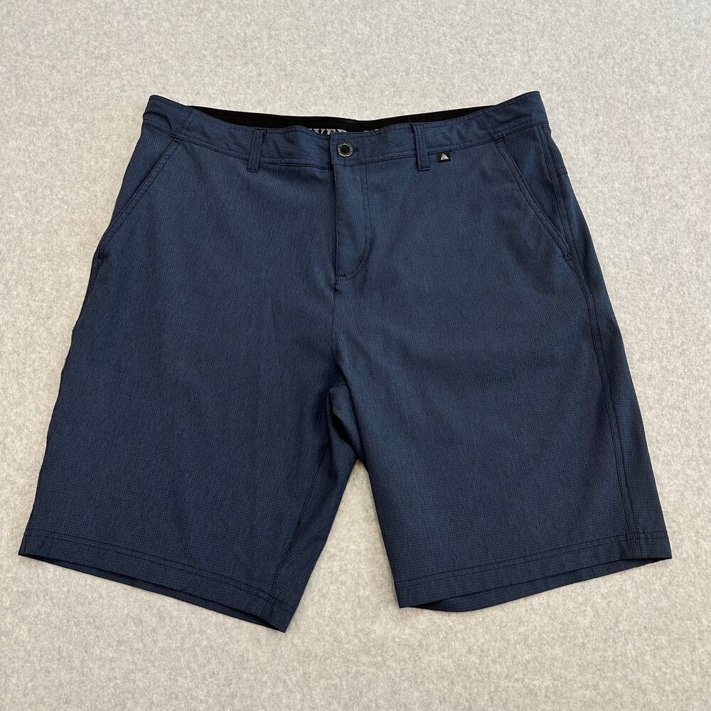 River Edge Hiking Shorts Mens 38 Navy Stretch Performance Athleisure Gorpcore